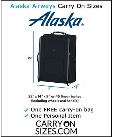 alaska carry on bag size